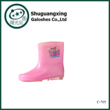 Young & Reckless Student Shoes with Jelly Rain Boots Waterproof Rain Crystal Cute Rain Boots for Sale C-705